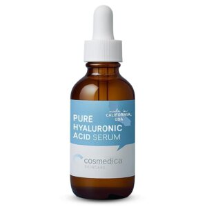 Hyaluronic Acid Serum for Skin 100% Pure Anti Aging Intense Hydration Moisture Non greasy Paraben free