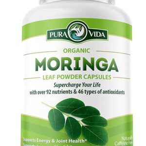 PURA VIDA MORINGA Capsules Single Origin Moringa Powder