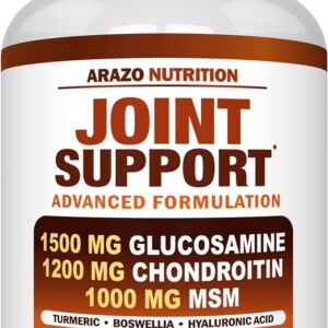 Arazo Nutrition Glucosamine Chondroitin Turmeric Msm Boswellia